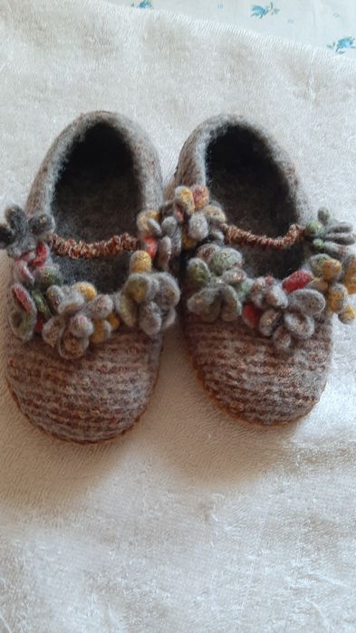 Тапочки из натуральной шерсти австралийского мериноса, эксклюзив