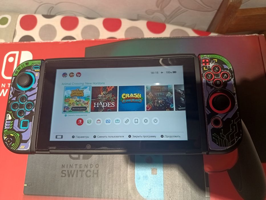 Nintendo switch V2 256Гб з «100% знижками на всі ігри» повний комплект