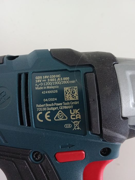 Bosch GDS 18 v -330hc akumulatorowy klucz udarowy nowy oryginał