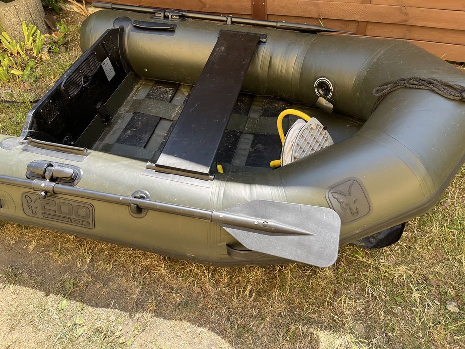 FOX 200 Green Inflatable Boat - Ponton Karpiowy jak nowy