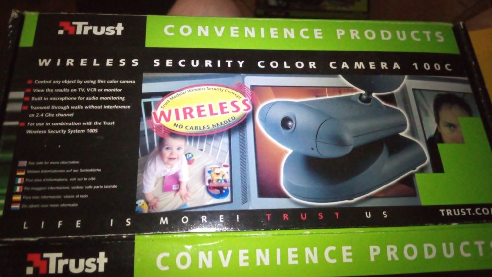 Camera de video para vigilancia bebe, carro ou outros