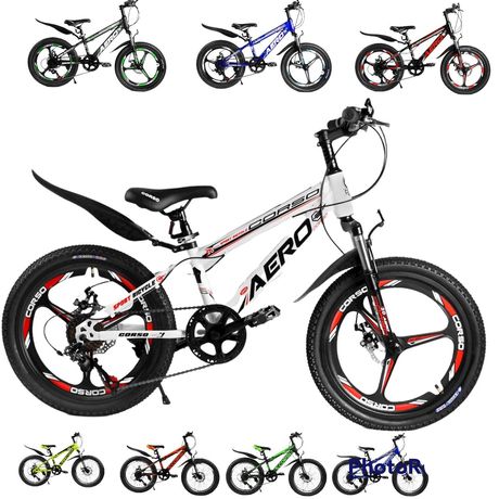 Детский спортивный велосипед 20’’ CORSO «AERO» литой диск, 7 скоростей