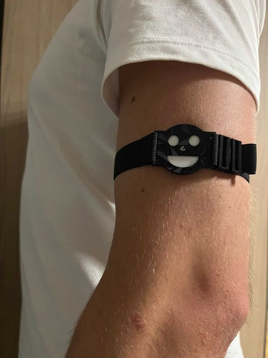 Sensor Freestyle Libre 1 i 2 - Opaska Ochronna - Czarna - Uśmiech