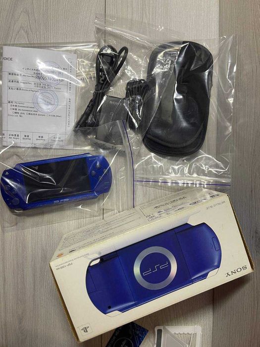 Sony PSP Blue 64GB + 70 Ігор + коробка + чохол