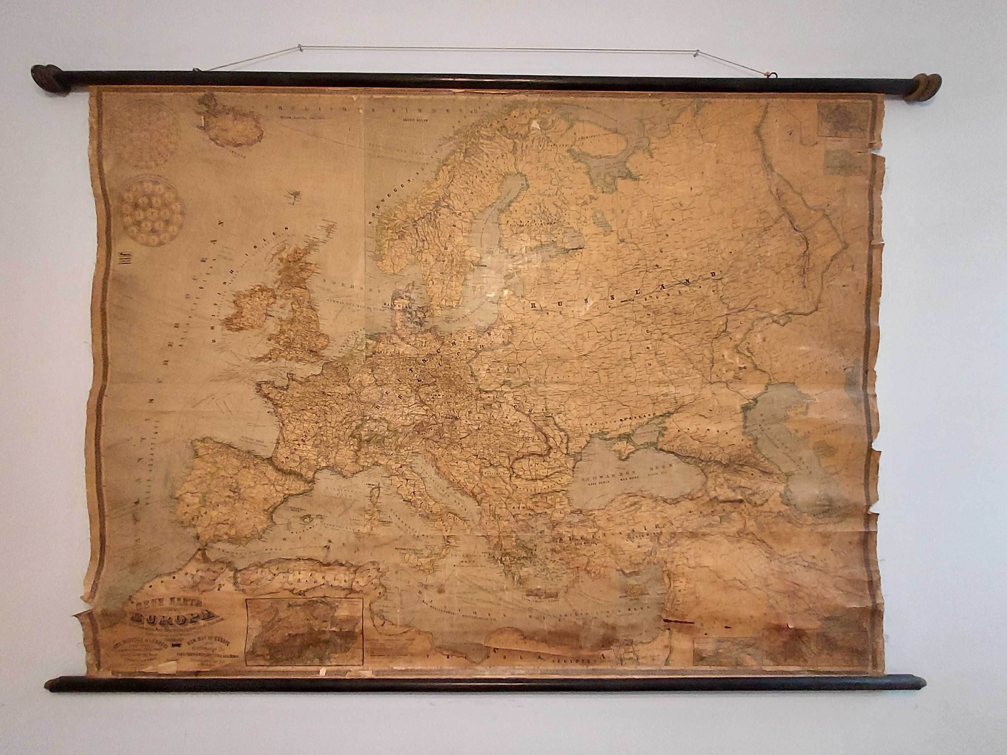 Mapa - 140 letnia