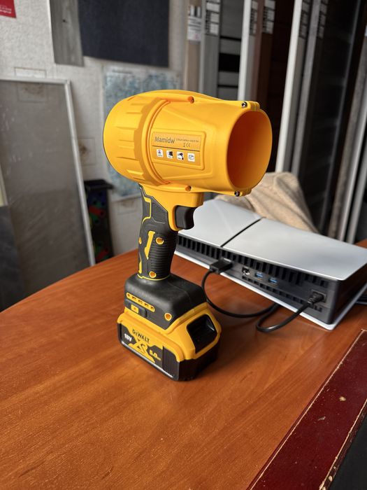 Дуйка под dewalt аккумулятор (турбо)