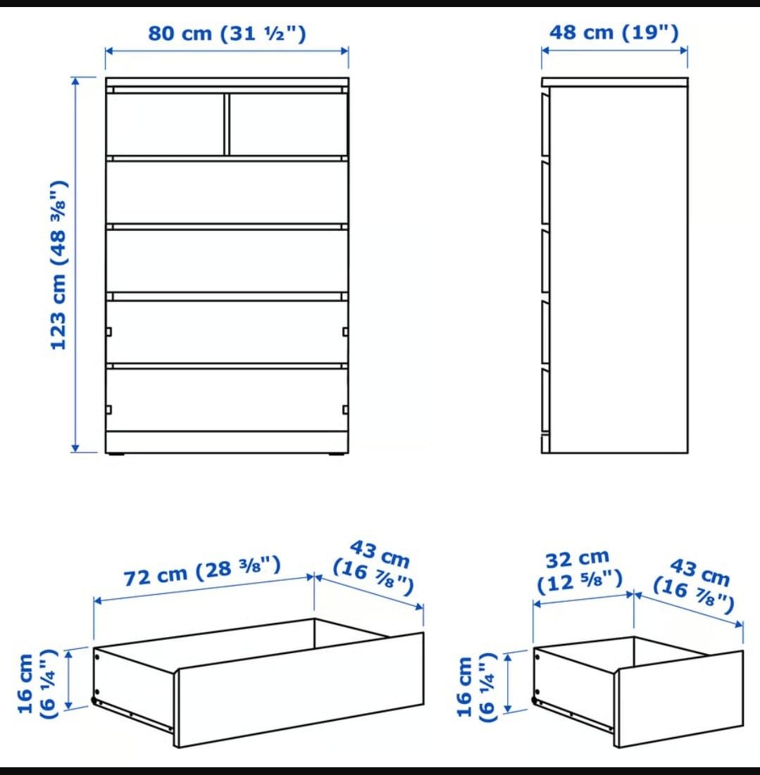 Cómoda de quarto em muito bom estado