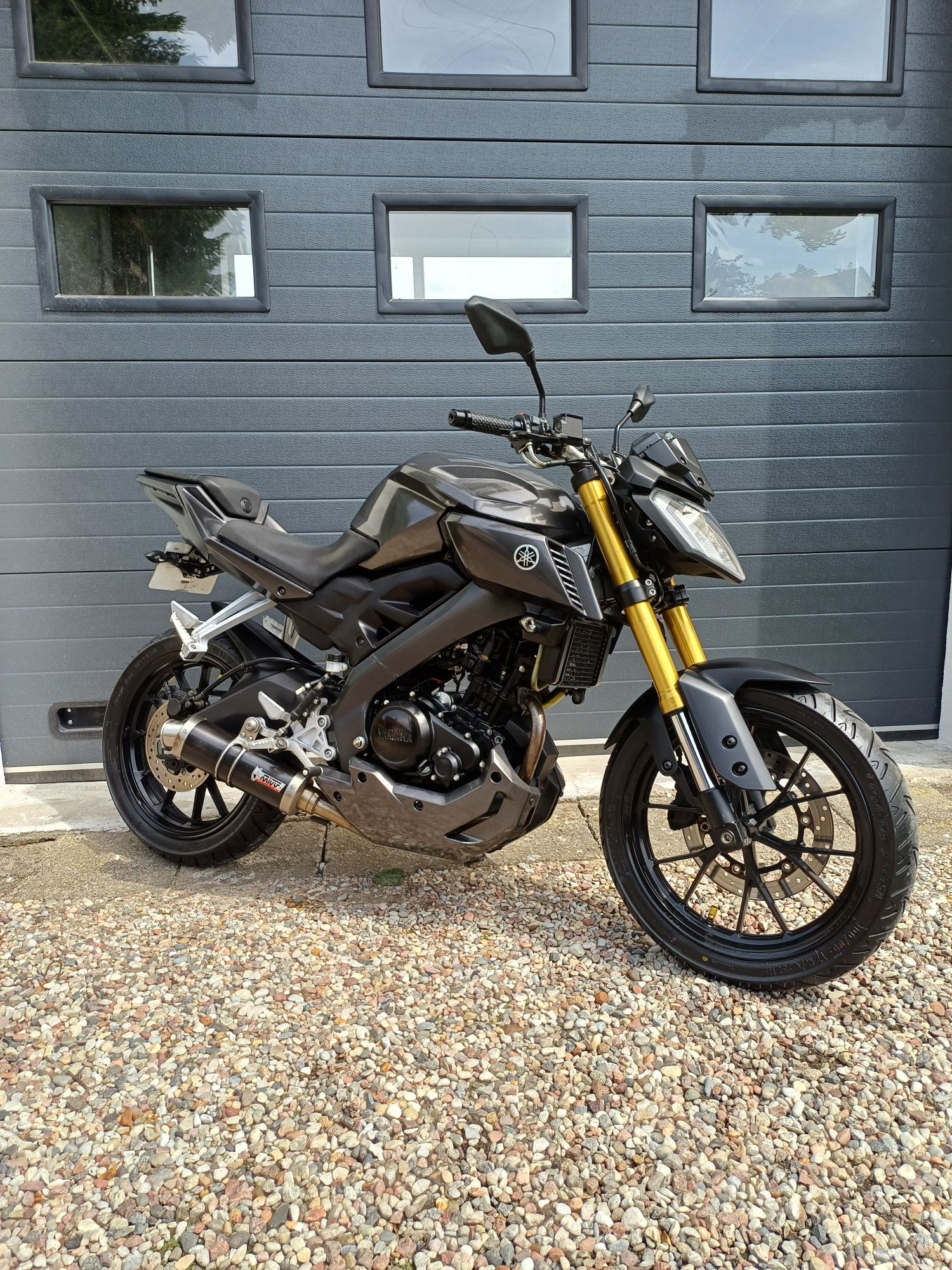 Yamaha MT 125 17r wydech mivv manetki bdb stan