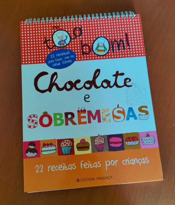 Livro de culinária para crianças: Chocolate e sobremesas