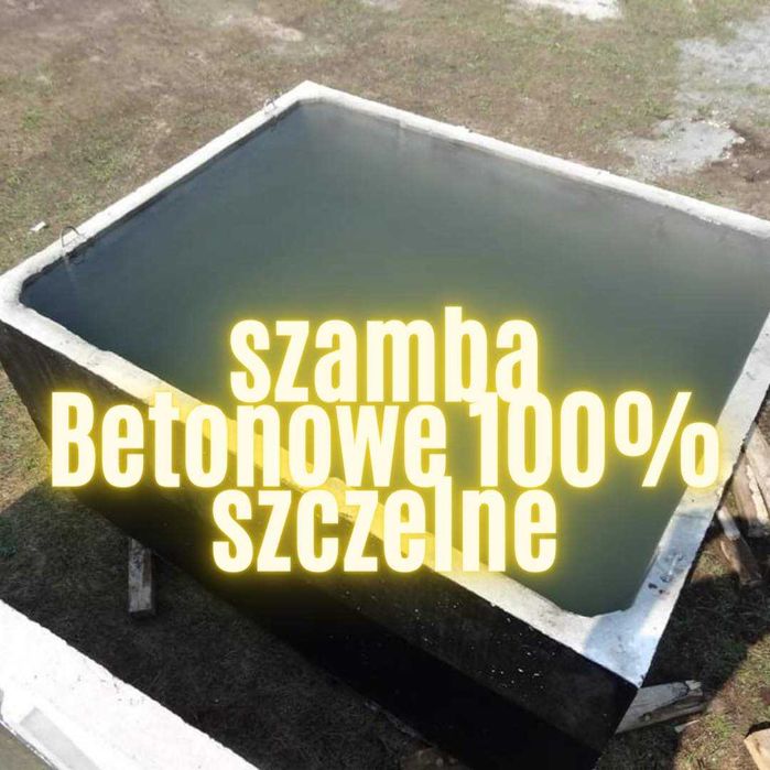 szambo betonowe 6m3 SZAMBA eko szczelne 100% Zbiornik Zbiorniki Atest
