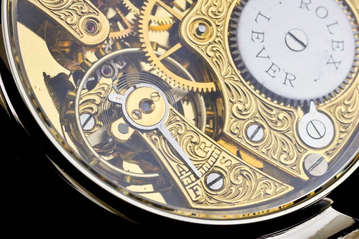 Zegarek Rolex pasówka , ręcznie robiony zegarek. Srebrny