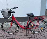 Czerwona damka rower