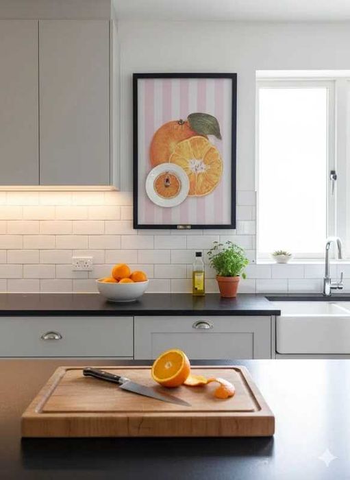 Quadro - bailado cítrico (peça única)