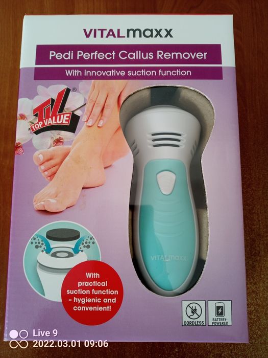 Elektryczny pilnik do stóp Vitalmaxx