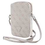 Torebka Guess Zip 4g Triangle - różowa