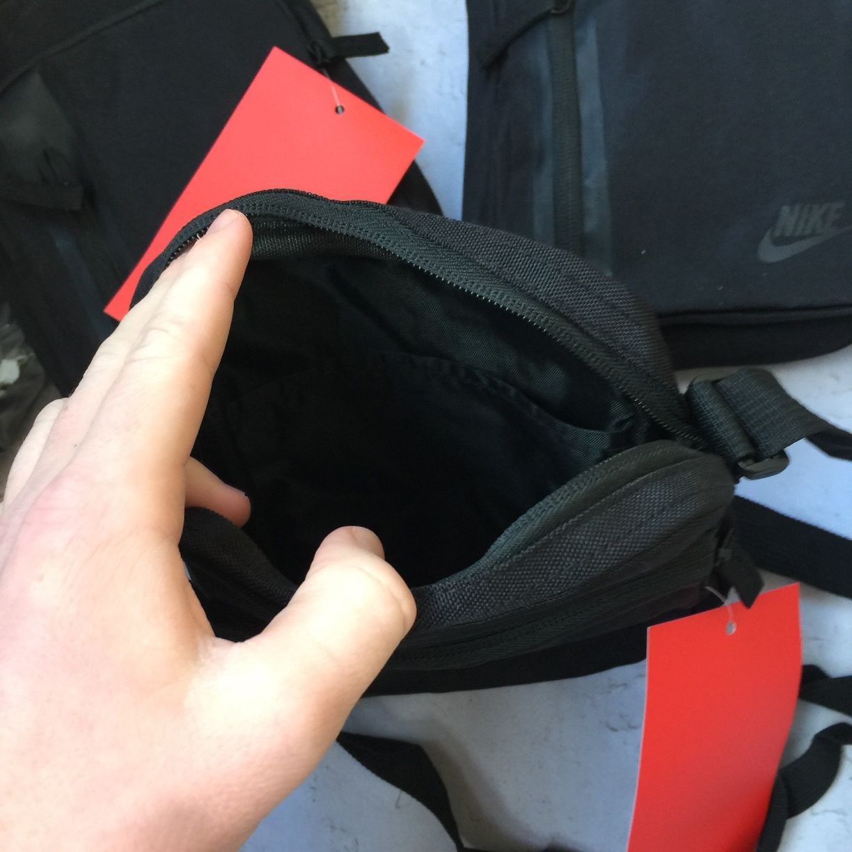 Сумка сумочка месенджер Nike Tech Fleece tech pack найк теч флис