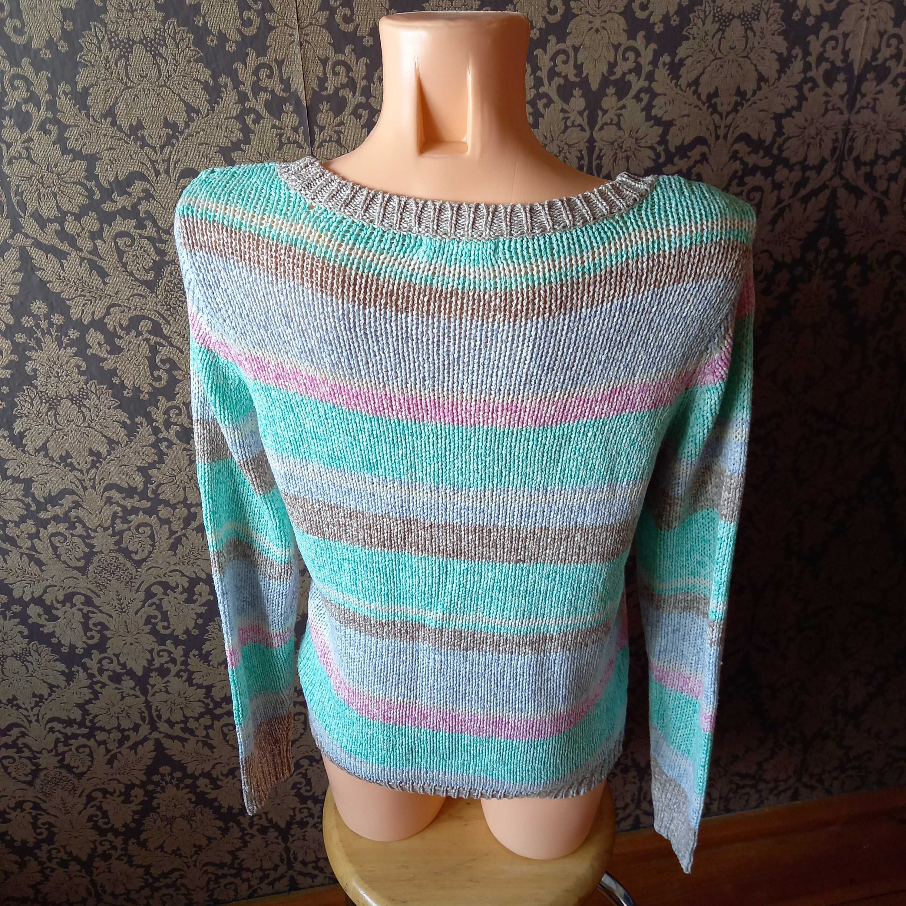 sweter w paski 36/38 bpc
