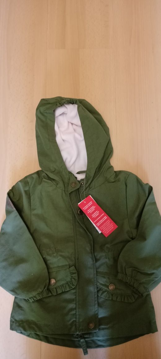 Nowa kurtka parka smyk cool club+ czapki hm 92 + komin