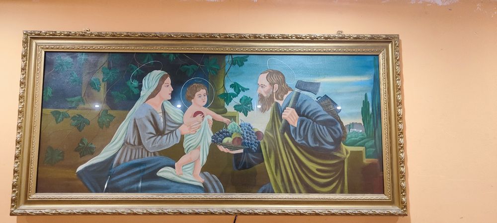 Obraz święta rodzina. PRL