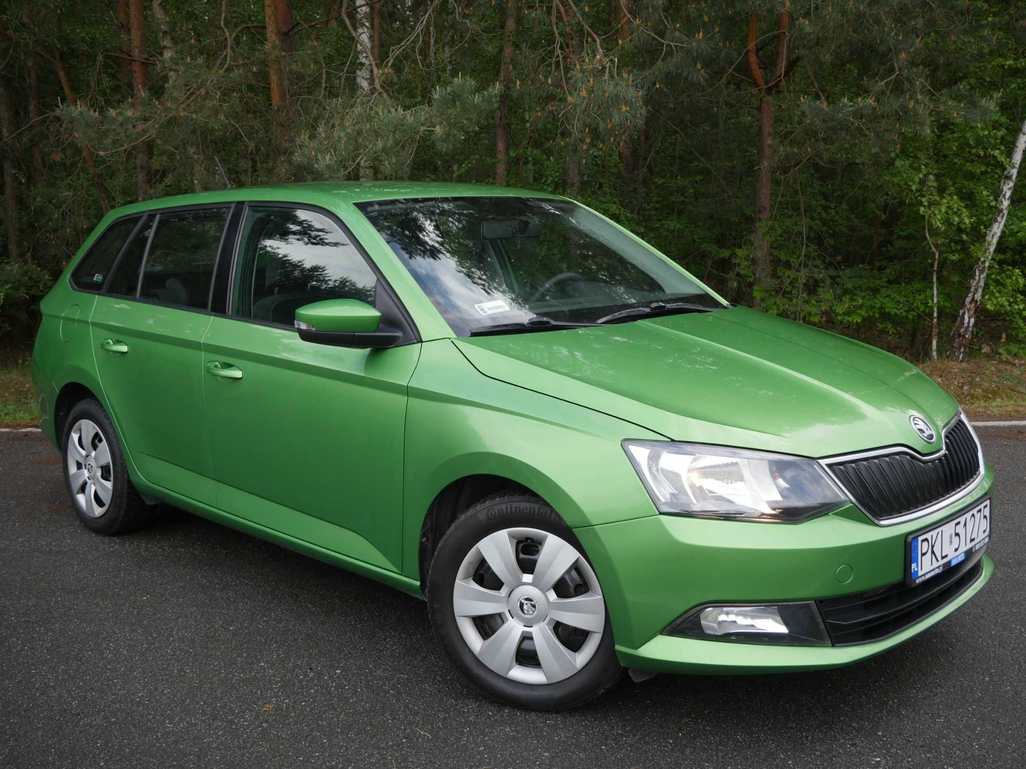 SKODA FABIA 1.4 TDI Zielone Kombi SALON POLSKA Klimatyzacja Start-Stop