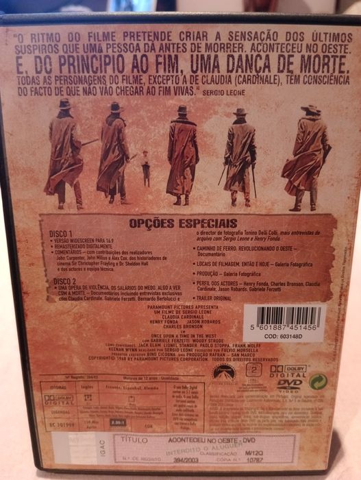 DVD edição especial colecionador aconteceu no oeste