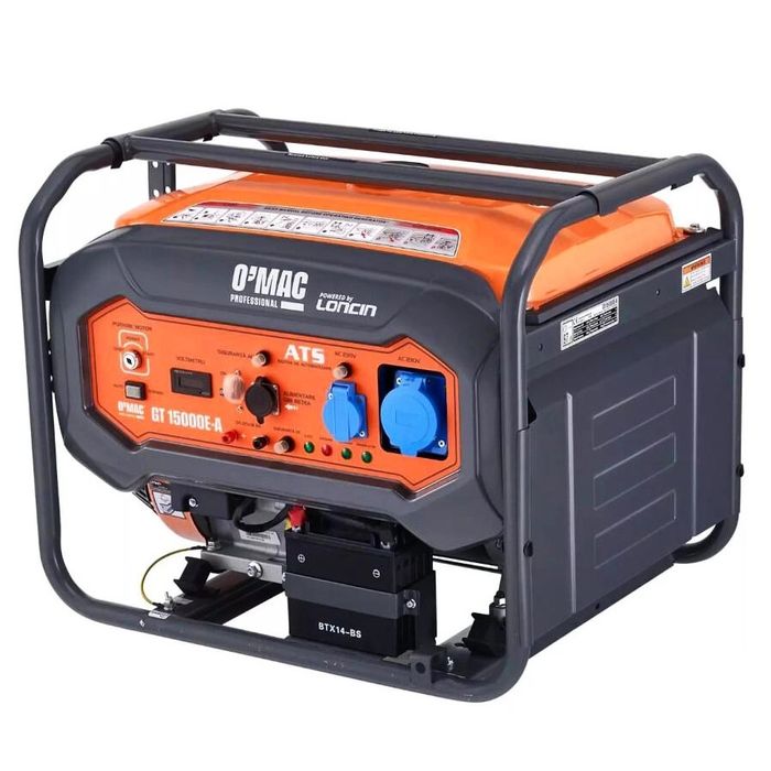 Бензиновий генератор O-MAC GT 15000E-A 8кВ/220В