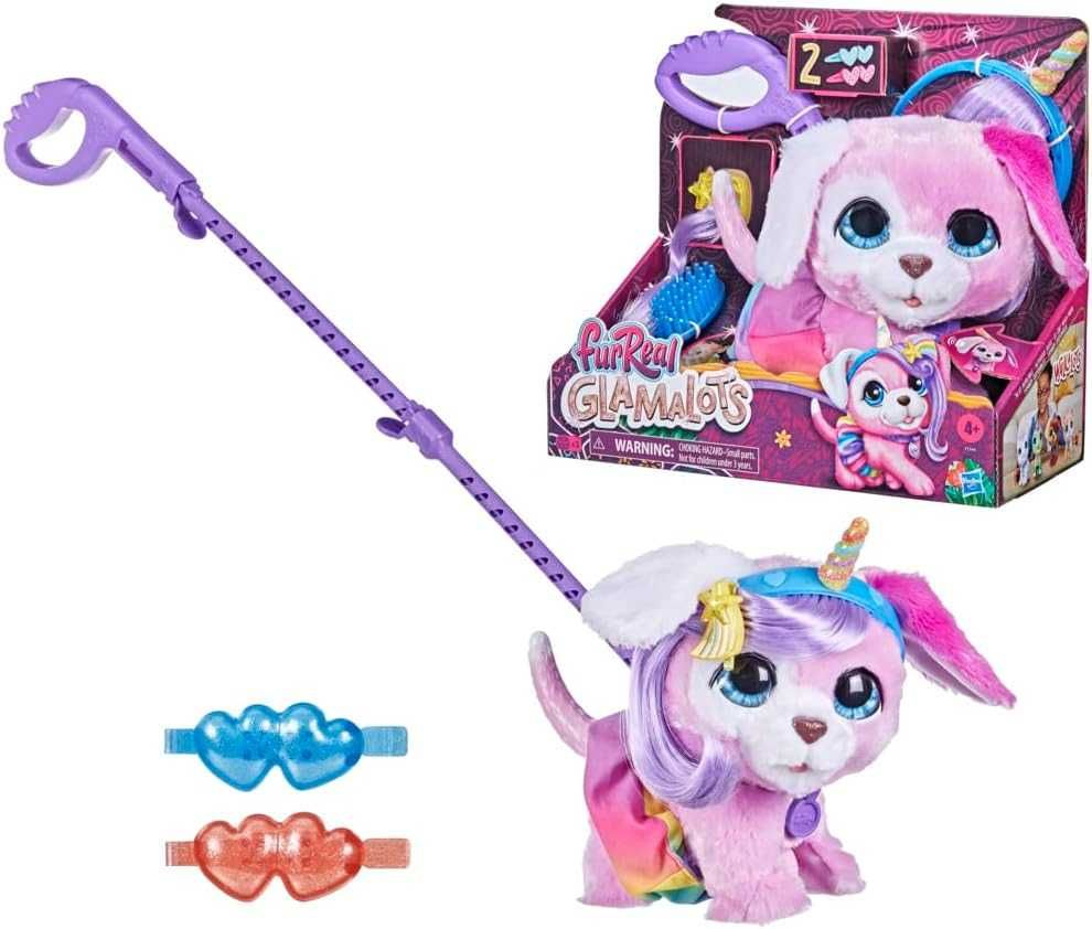 Гламурный Щенок на поводке FurReal Glamalots Puppy F1544