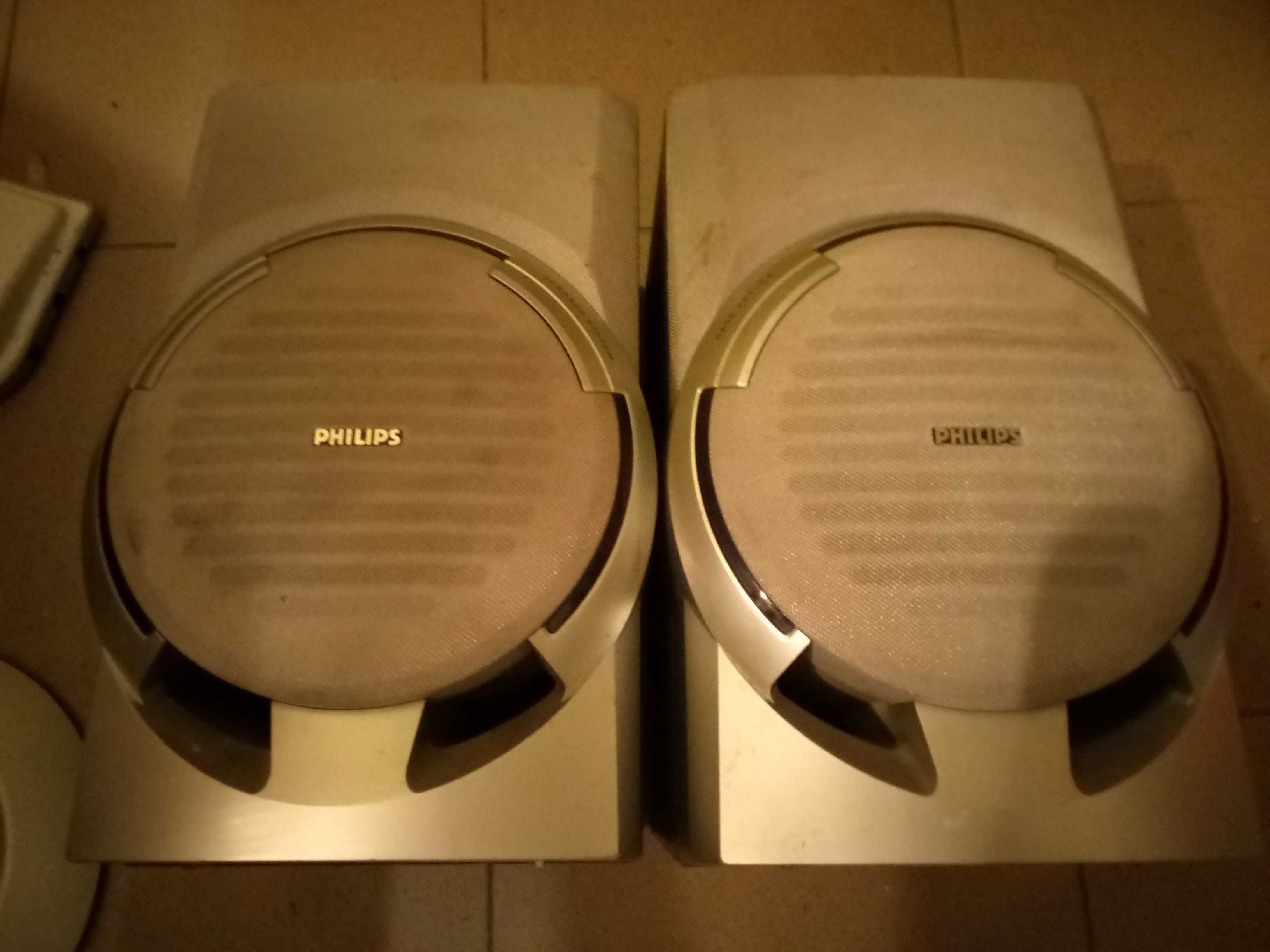 Kolumny głośnikowe stereo PHILIPS 20W w pełni sprawne