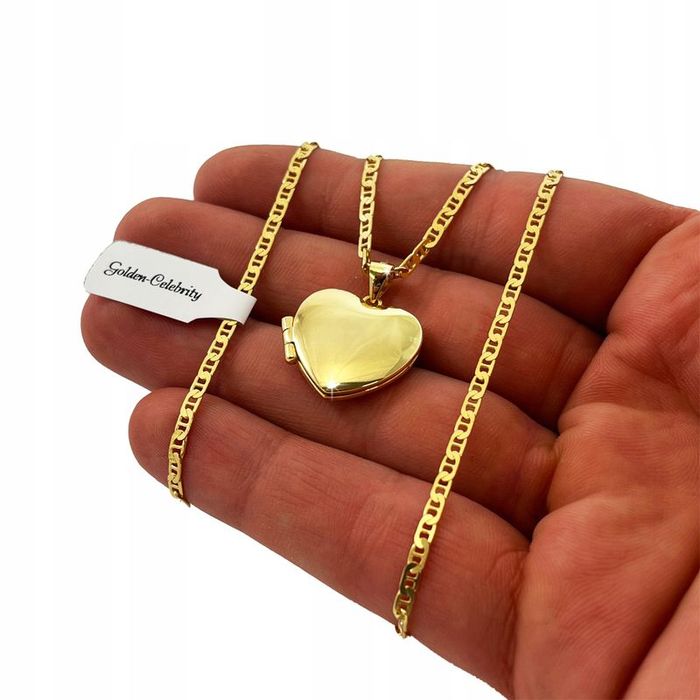 Prezent Dla Dziewczynki 5/6/7/8/9 Lat Na Urodziny Złoty Naszyjnik Serc
