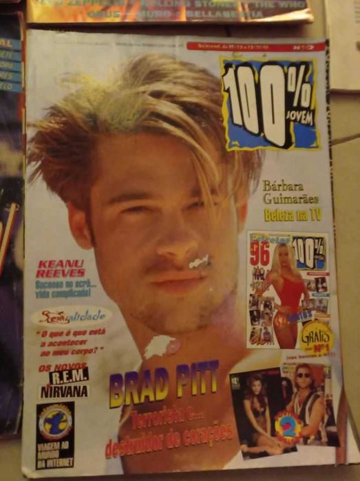 Revistas década de 90 Pearl Jam Audioslave Pitt