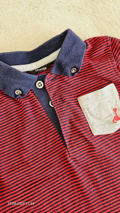 Koszulka polo z kołnierzykiem krotki rękawek george 86