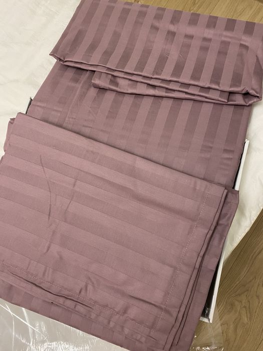 Комплект постільної білизни Tiare Євро Сатин Stripe 73