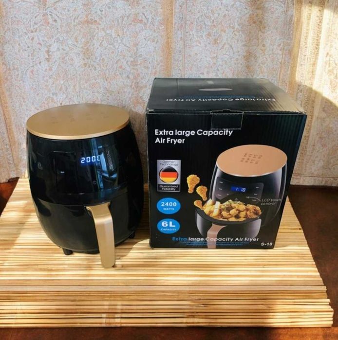 Аерогриль електричний фритюрниця для кухні електрична 6 л