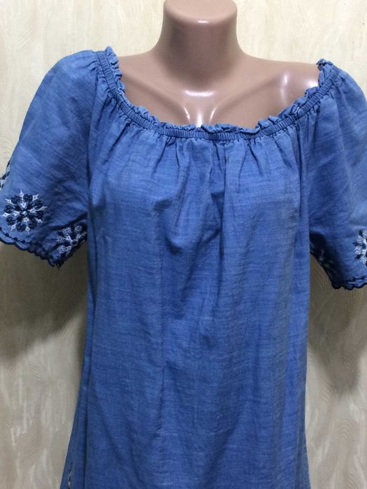 Джинсова сукня вишиванка tu , р.16(52)