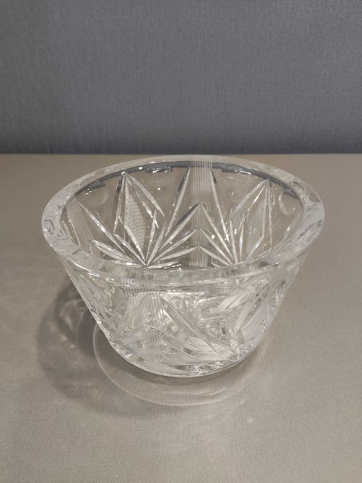 Хрусталь ваза круглая