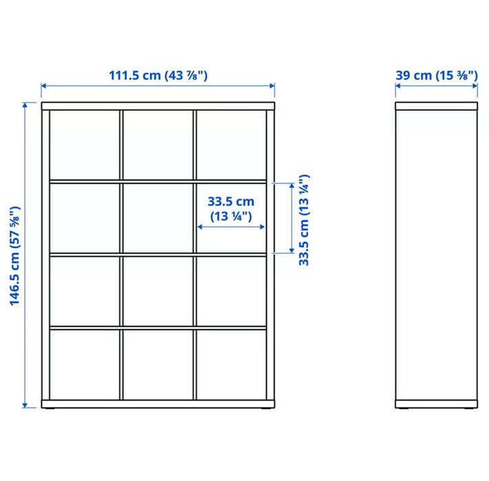 Estante IKEA 16 cubos