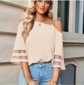 Blusa NOVA, bege