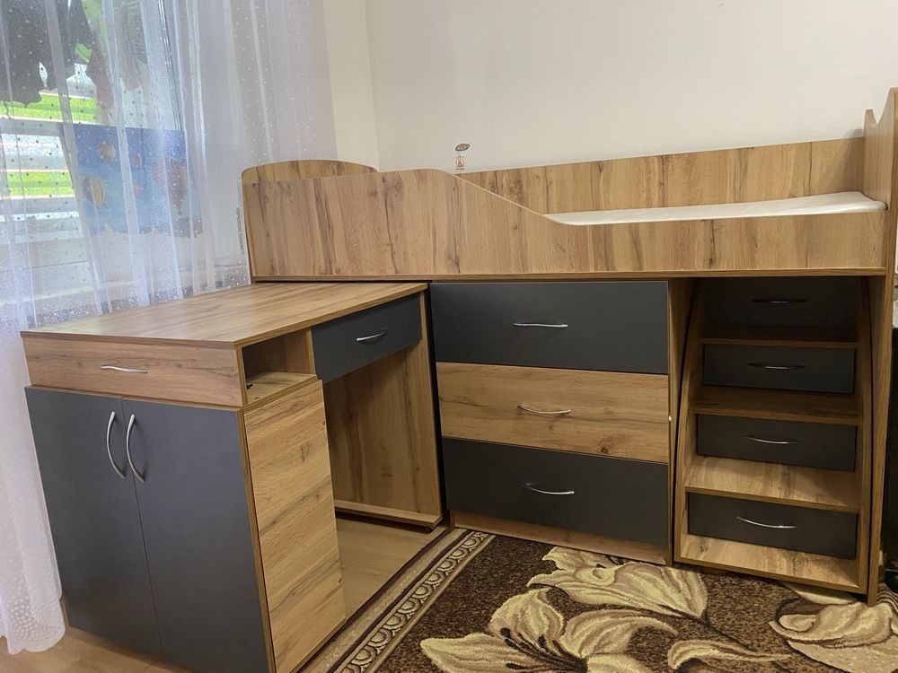 Дитяче ліжко трансформер + матрас