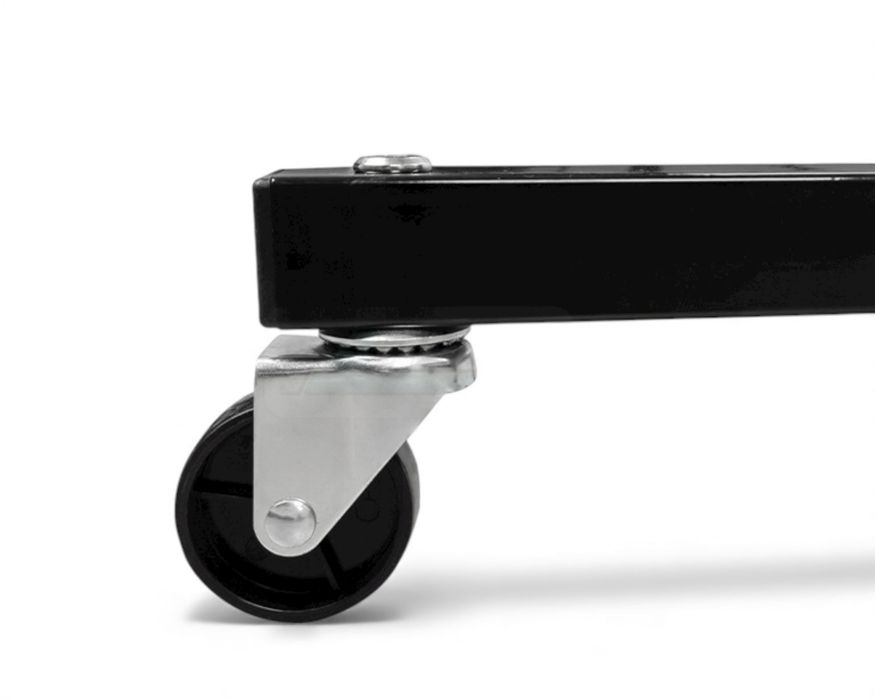 Mobilny stojak na koła Farys z kółkami – wieszak na opony i felgi