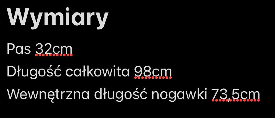 Stadivarius dzwony petite