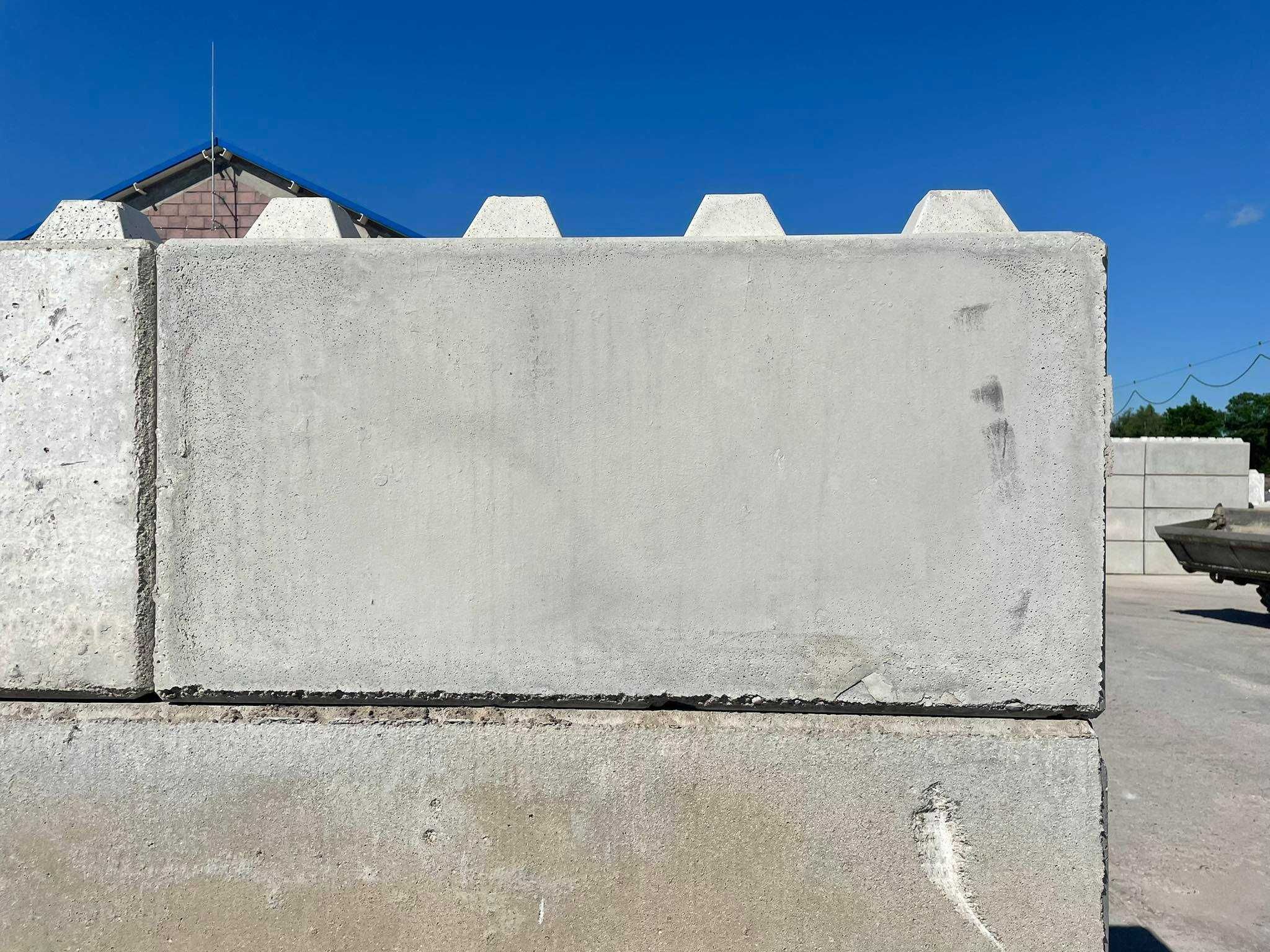 Klocki na mur oporowy, Bloki betonowe 60x60x180 lub 60x60x180