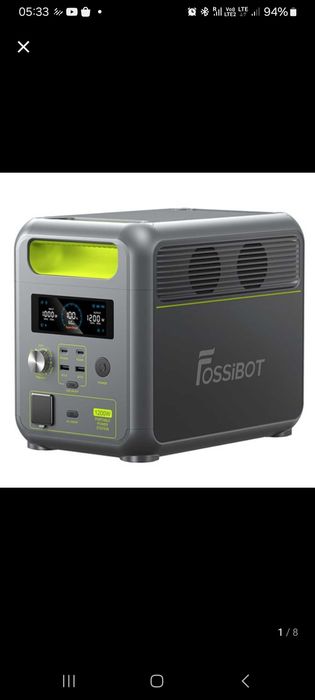 Зарядна станція Fossibot f1200,В НАЯВНОСТІ,НОВА.ЧИСТА СИНУСОЇДА