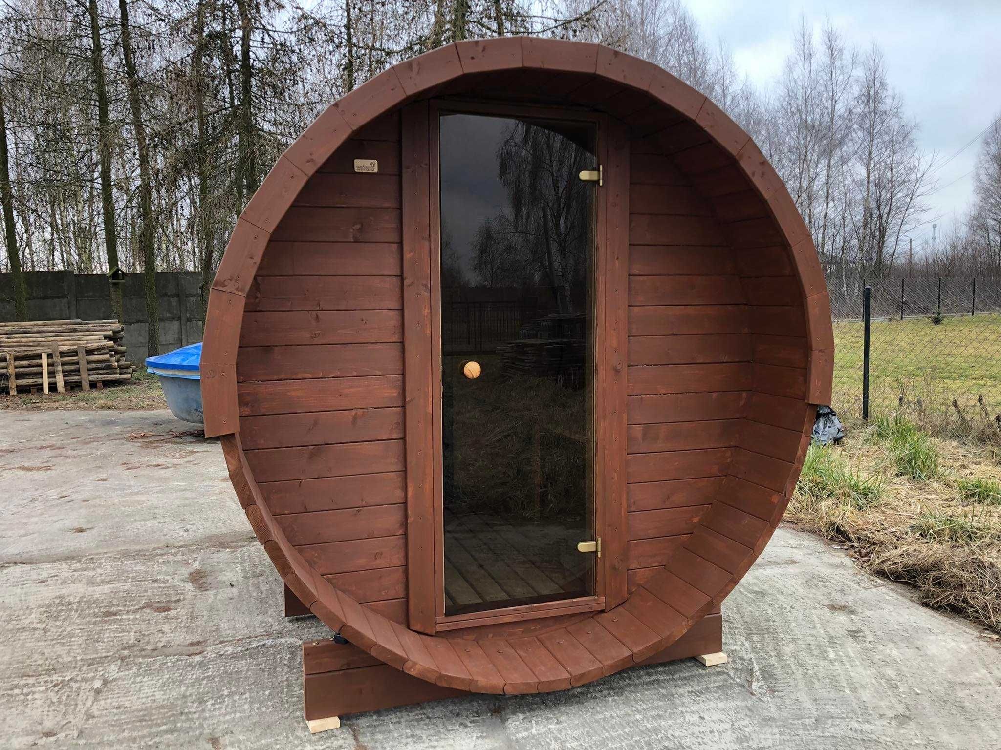 Sauna Ogrodowa 2,5 m x 2,2 m Cały komplet Piec +akcesoria Raty Leasing