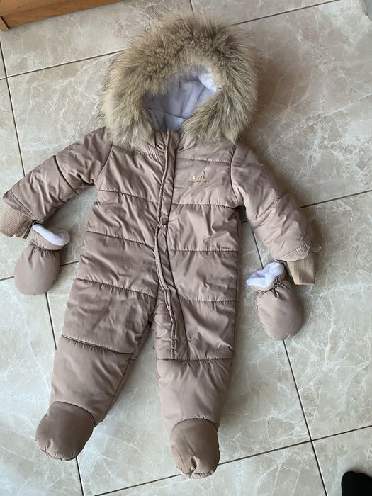Комбінезон зимовий дитячий для дівчинки чи хлопчика 6-9 міс