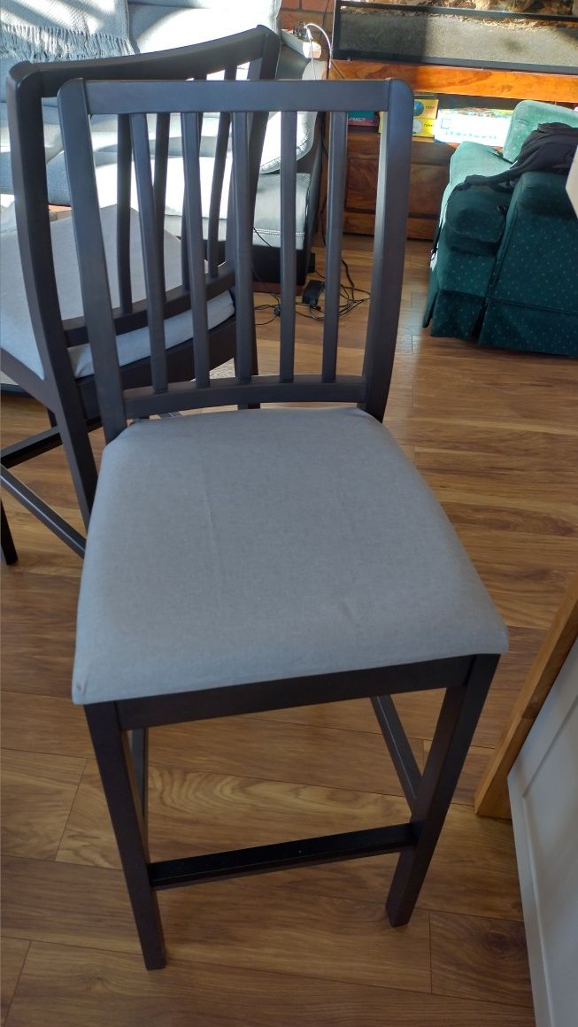 EKEDALEN ikea krzesła stoliki barowe z oparciem hookery ciemnobrązowe