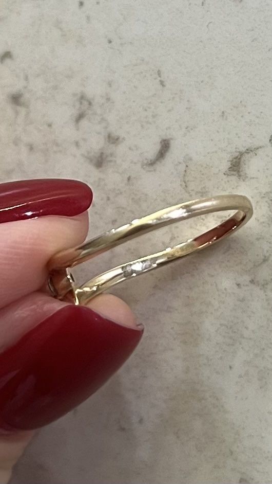 Кольцо с бриллиантом золото 585 проба