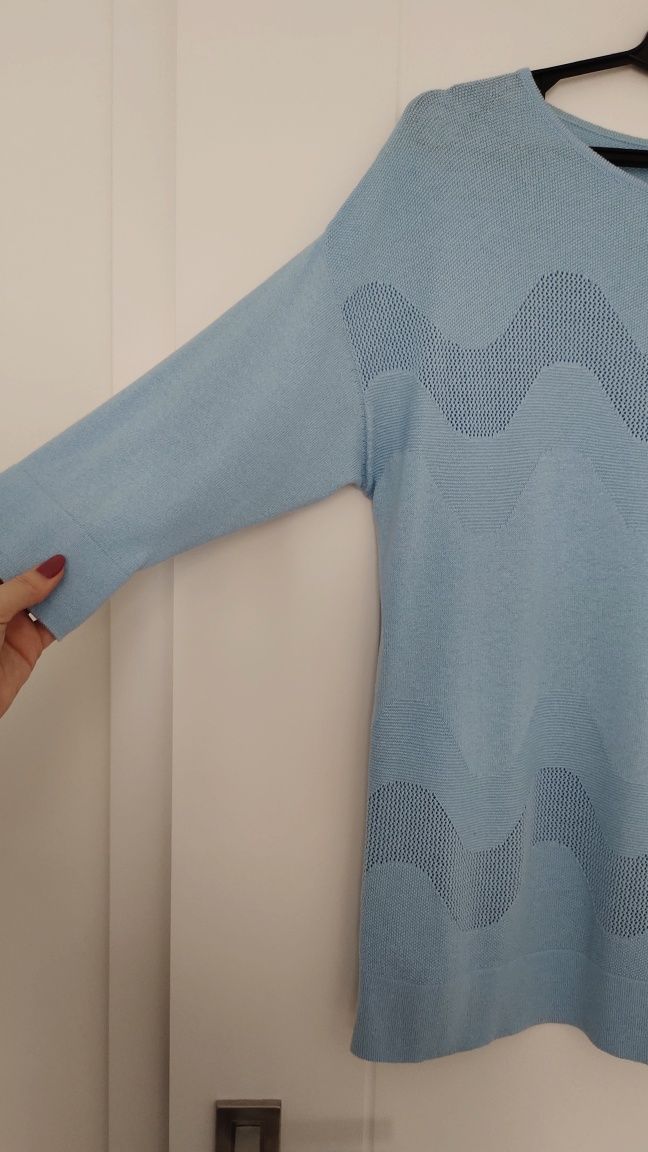 Cienki sweter koszulka, EUR M