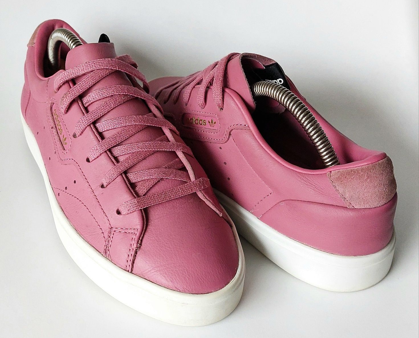 Buty Adidas Sleek roz.40 Pink Skóra naturalna