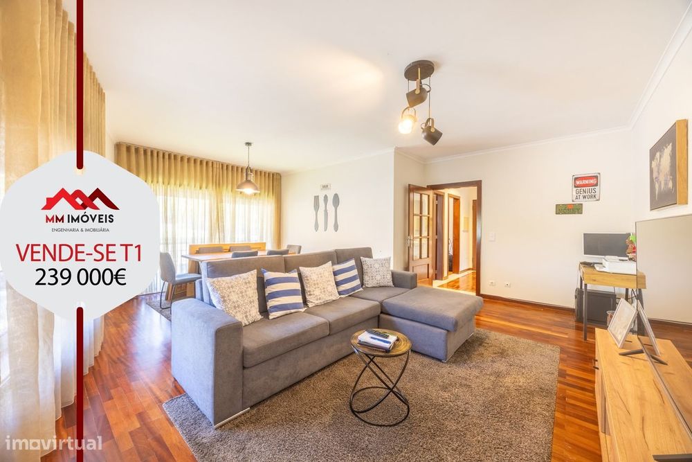 Apartamento T1 | Boas Áreas | Garagem