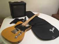 Kit de guitarra completo, de qualidade e em estado novo.